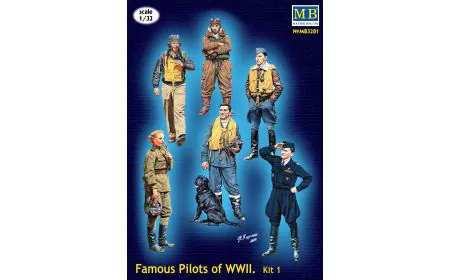 Masterbox 1:32 - Famous Pilots of World War II Kit  1