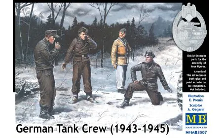 Masterbox 1:35 - German Tank Crew (1943-1945) Kit No. 1