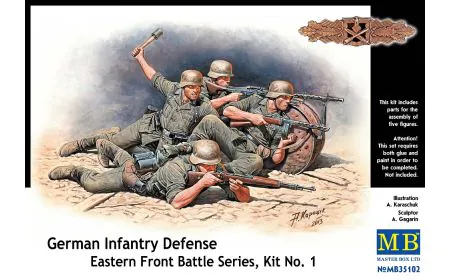 Masterbox 1:35 - German Infantry Eastern Front