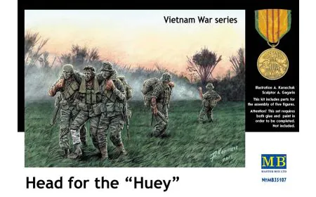 Masterbox 1:35 - Head for the Huey Vietnam War series