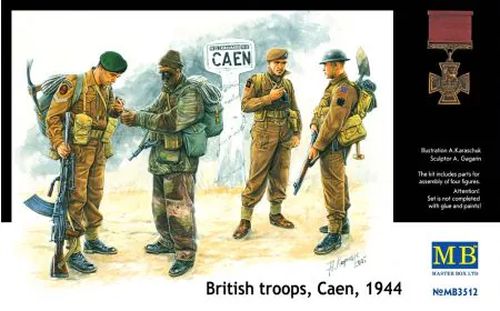 Masterbox 1:35 - British Troops Caen 1944