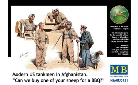 Masterbox 1:35 - Modern US Tankmen in Afghanistan Can we