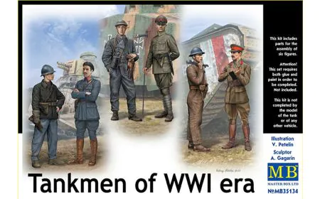 Masterbox 1:35 - Tankmen of WWI Era