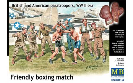 Masterbox 1:35 - British and American Paratroopers Friend..