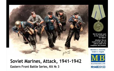 Masterbox 1:35 - Soviet Marines Attack 1941-1942