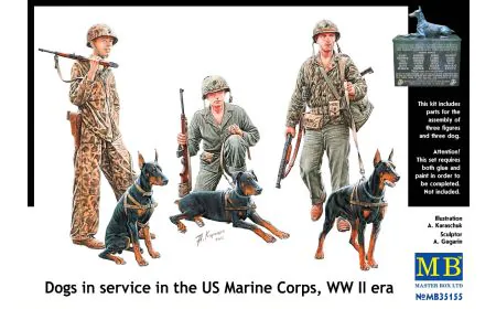 Masterbox 1:35 - Dogs in the Service in Marine Corps WW II