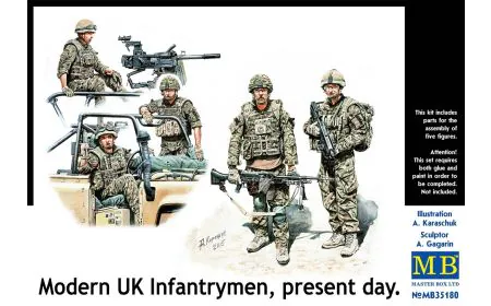 Masterbox 1:35 - Modern UK Infantrymen, present day