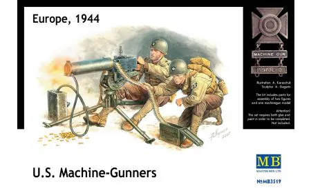 Masterbox 1:35 - US Machine Gunners Europe 1944