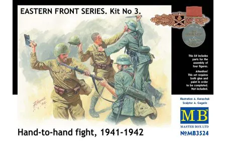 Masterbox 1:35 - Eastern Front Series Kit. 3 Hand to Hand F