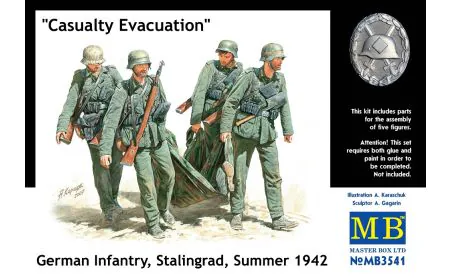 Masterbox 1:35 - Casualty Evacuation German Infantry .