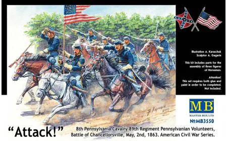 Masterbox 1:35 - US Civil War Series: The Attack of the 8th