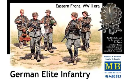 Masterbox 1:35 - German Elite Infantry Eastern Front WWII