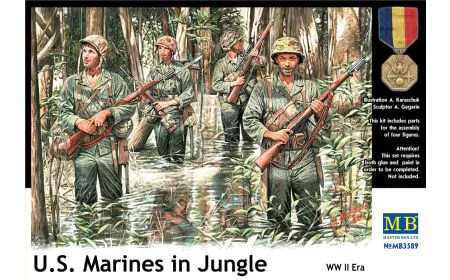 Masterbox 1:35 - US Marines in the Jungle WWII