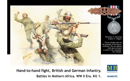 Masterbox 1:35 - British and German Infantry North Africa