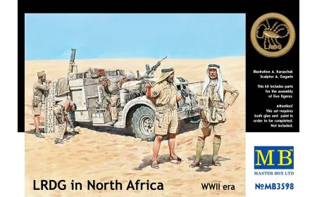 Masterbox 1:35 - LRDG in North Africa WWII
