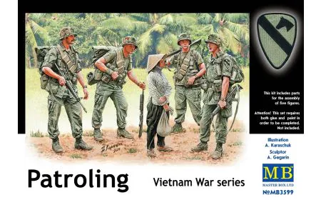 Masterbox 1:35 - Patrolling Vietnam War Series