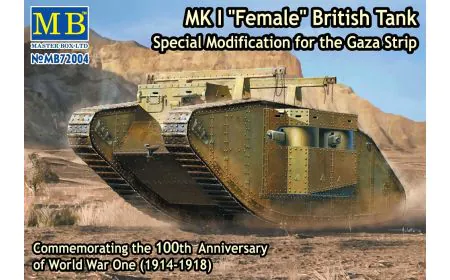 Masterbox 1:72 - Mk.I Female British Tank Special Mod. Gaza