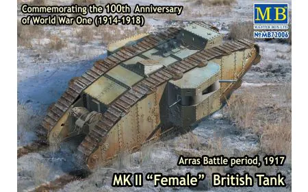 Masterbox 1:72 - Mk.II Female British Tank Arras Battle 1917