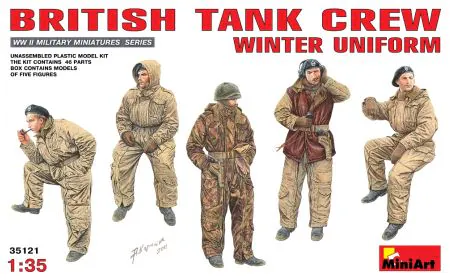 Miniart 1:35 - British Tank Crew (Winter Uniform)