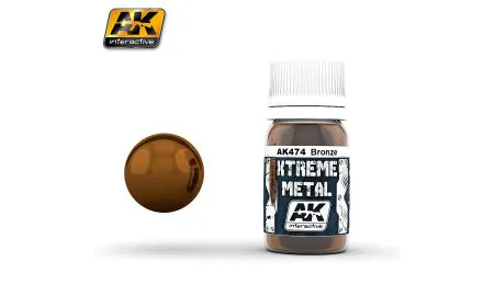 AK Interactive Paints 30ml Extreme Metal - Bronze