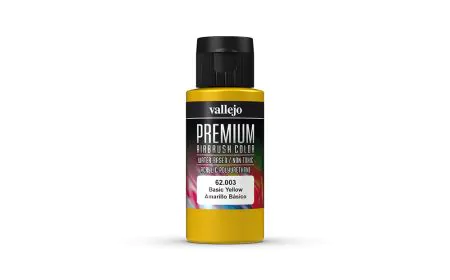 AV Vallejo Premium Color - 60ml -  Basic Yellow