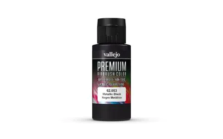 AV Vallejo Premium Color - 60ml - Metallic Black