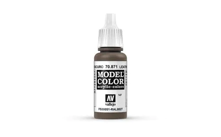 AV Vallejo Model Color 17ml - Leather Brown