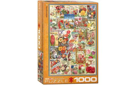 Eurographics Puzzle 1000 Pc - Flowers Seed Catalogue