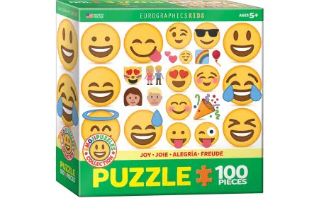* Eurographics Puzzle 100 Pc - Emojipuzzle - Joy (6x6 Box)