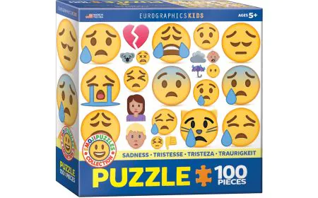* Eurographics Puzzle 100 Pc - Emojipuzzle - Sadness (6x6)