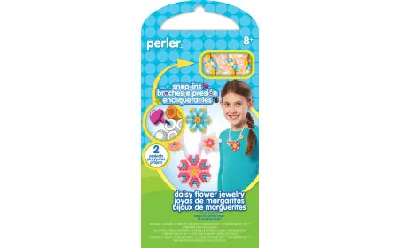 * Perler Beads - Snap Ins Acti vity Kit Daisy Flower Jewelry