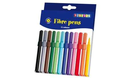 * Playbox - Fibre Pens (Thin) 143 mm,   10 mm - 12 pcs