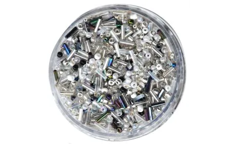 *Playbox - Glass Beads (Sticks White Mix - 190g