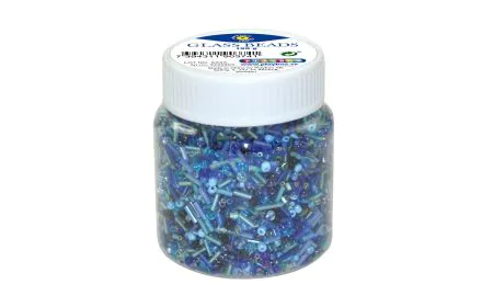 * Playbox - Glass Beads (Stick s) Blue Mix - 190g