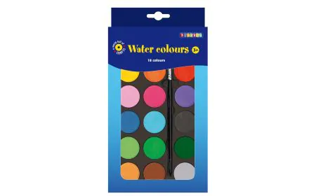 * Playbox - Water Colour Palet te (18 colours w/ brush) 22 x