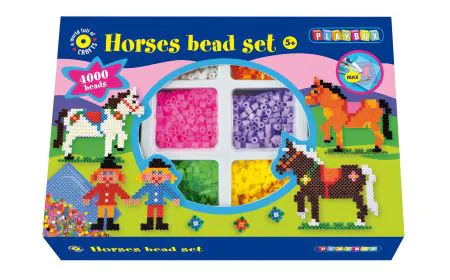 Playbox - Bead Set Horse & Rider 4000 Pcs