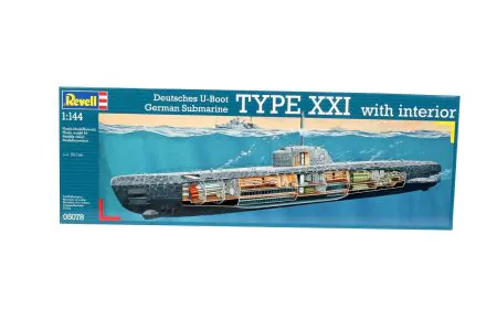 Revell 1:144 - U-Boat XXI Type (w/interior)