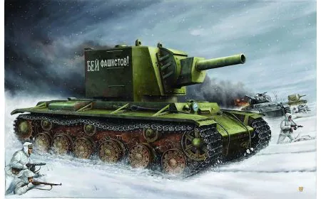 Trumpeter 1:35 - KV Russian Big Turret Tank