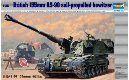 Trumpeter 1:35 - British AS-90 155mm Self-Propelled Howitzer