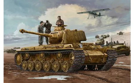 Trumpeter 1:35 - German Pz.Kpfm KV-1 756(r) Tank