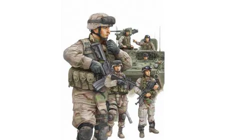 Trumpeter 1:35 - Modern US Army Armour Crew/Infantry Set