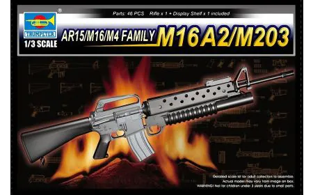 Trumpeter 1:3 - M16A2/M203
