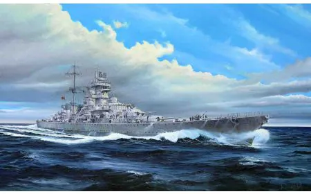 Trumpeter 1:350 - German Cruiser Prinz Eugen 1945