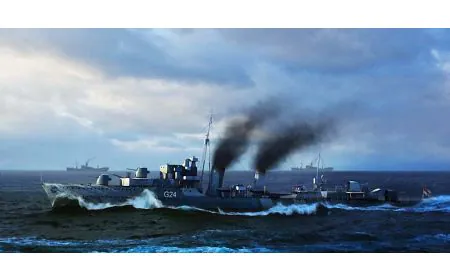 Trumpeter 1:350 - HMCS Huron (G24) Tribal Destroyer