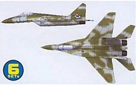 Trumpeter 1:350 - Mikoyan MiG-29K Fulcrum D (6 pcs)