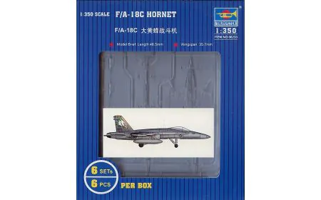 Trumpeter 1:350 - McDonnell Douglas F/A-18C Hornet (6 pcs)