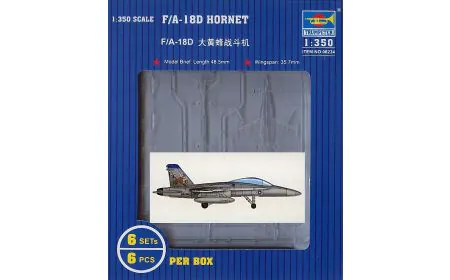 Trumpeter 1:350 - McDonnell Douglas F/A-18D Hornet (6 pcs)