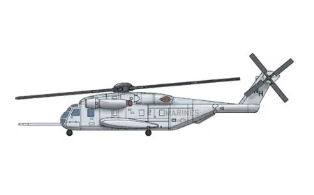 Trumpeter 1:350 - Sikorsky CH-53E Super Stallion (6 pcs)