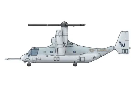 Trumpeter 1:350 - Bell-Boeing MV-22 Osprey (6 pcs)