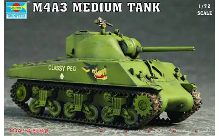 Trumpeter 1:72 - M4A3 Sherman Tank